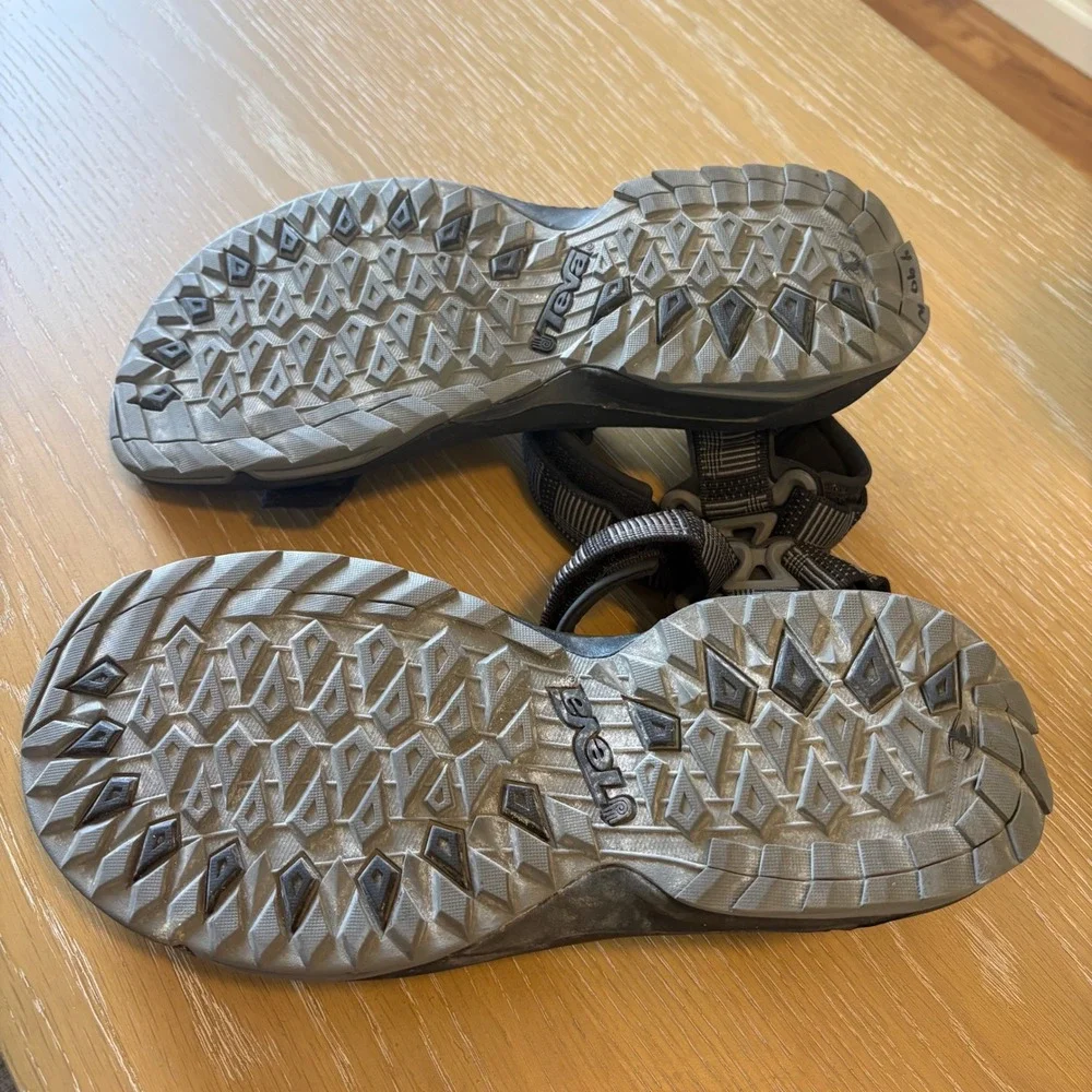Teva Mens‎ Terra Fi 5 Universal Black Gray Hiking Sandals 1001473 US 11